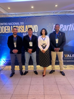 Vereadores de Gaúcha do Norte participam de Encontro Nacional em Brasília