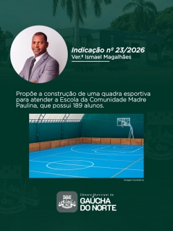 Vereadores apresentam indicações durante Sessão Ordinária da Câmara de Gaúcha do Norte 