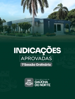 7ª Sessão Ordinária da Câmara Municipal