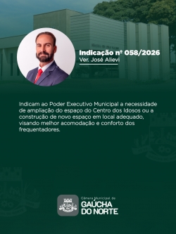 Câmara Municipal de Gaúcha do Norte realiza 12ª Sessão Ordinária de 2026