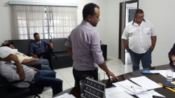 Presidente Ver. Agenor Rocha em visita a UCMMAT