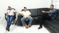 Presidente Ver. Agenor Rocha em visita a UCMMAT