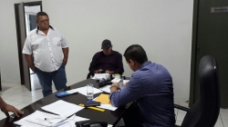 Presidente Ver. Agenor Rocha em visita a UCMMAT