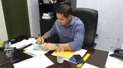 Presidente Ver. Agenor Rocha em visita a UCMMAT
